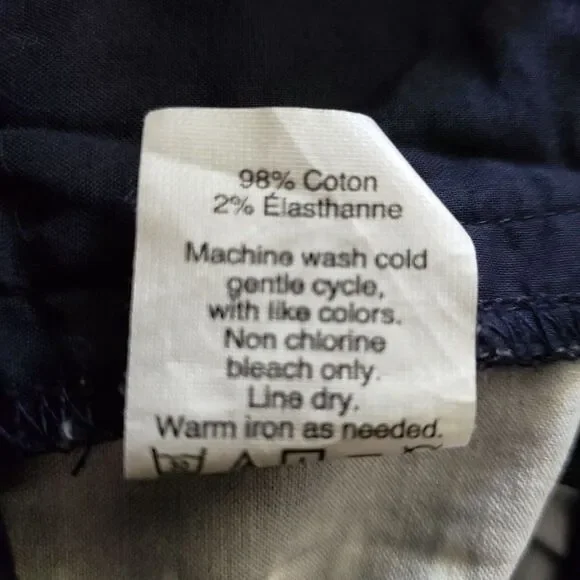 J. Crew blue white dot skirt size 4 - Picture 5 of 6